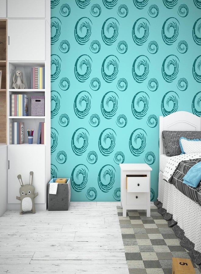 StenCart Wind Swirl Pack of 2 Stencil for Wall Painting Home DIY Reusable Wall Stencil Design for Wall Decoration (16-inch x 24 inch) - Combo of 2 - Image 1